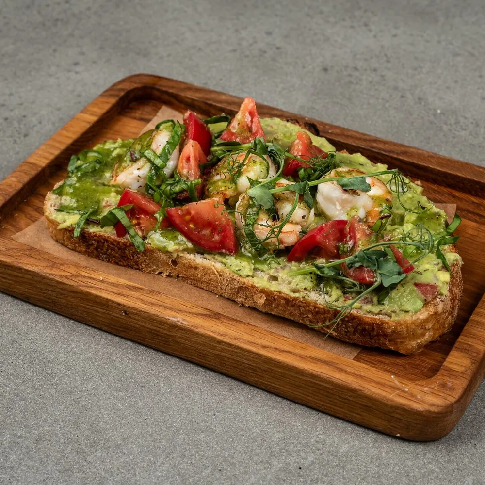 Karidesli Pestolu Bruschetta