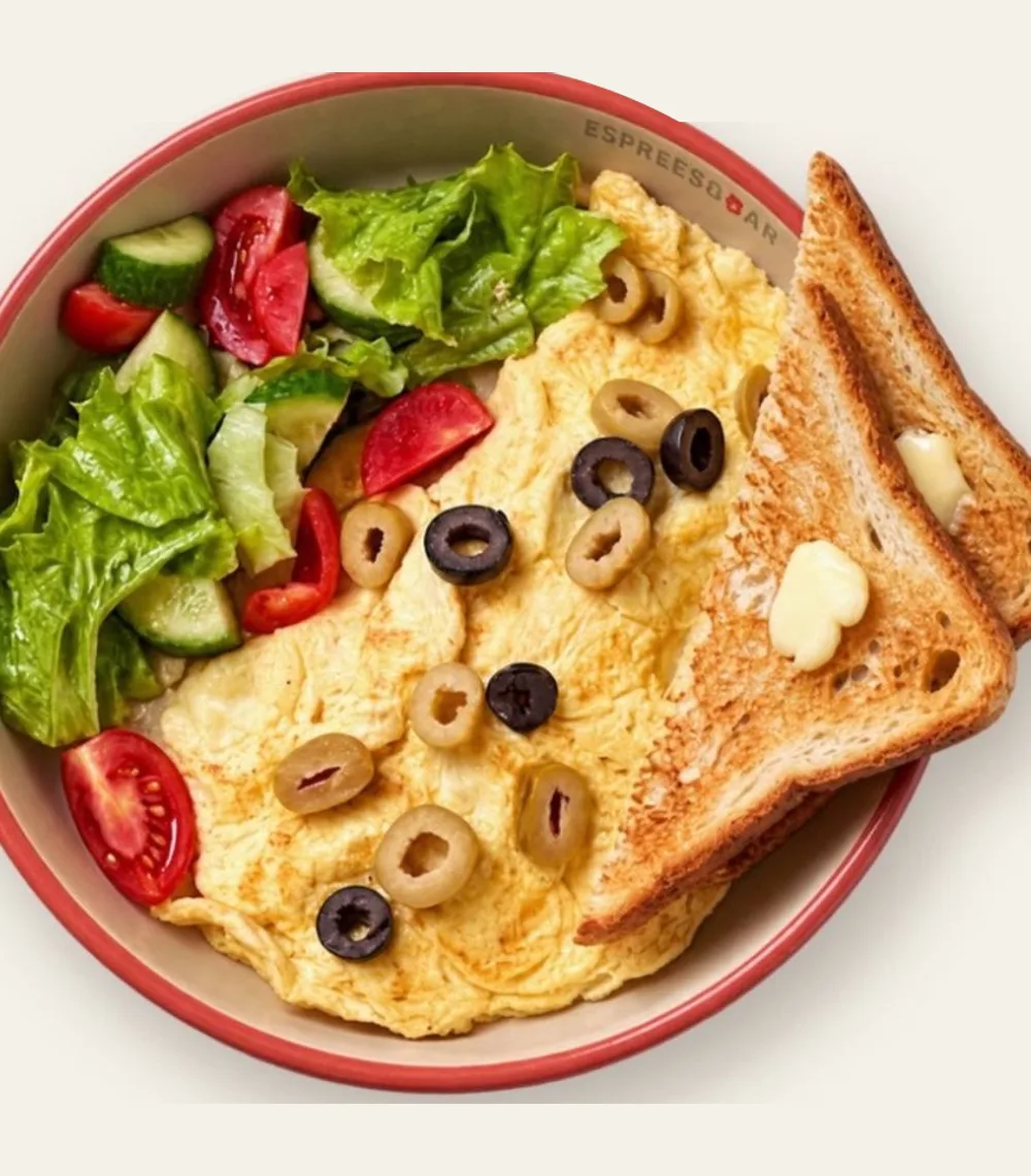 Mozzarellalı omlet